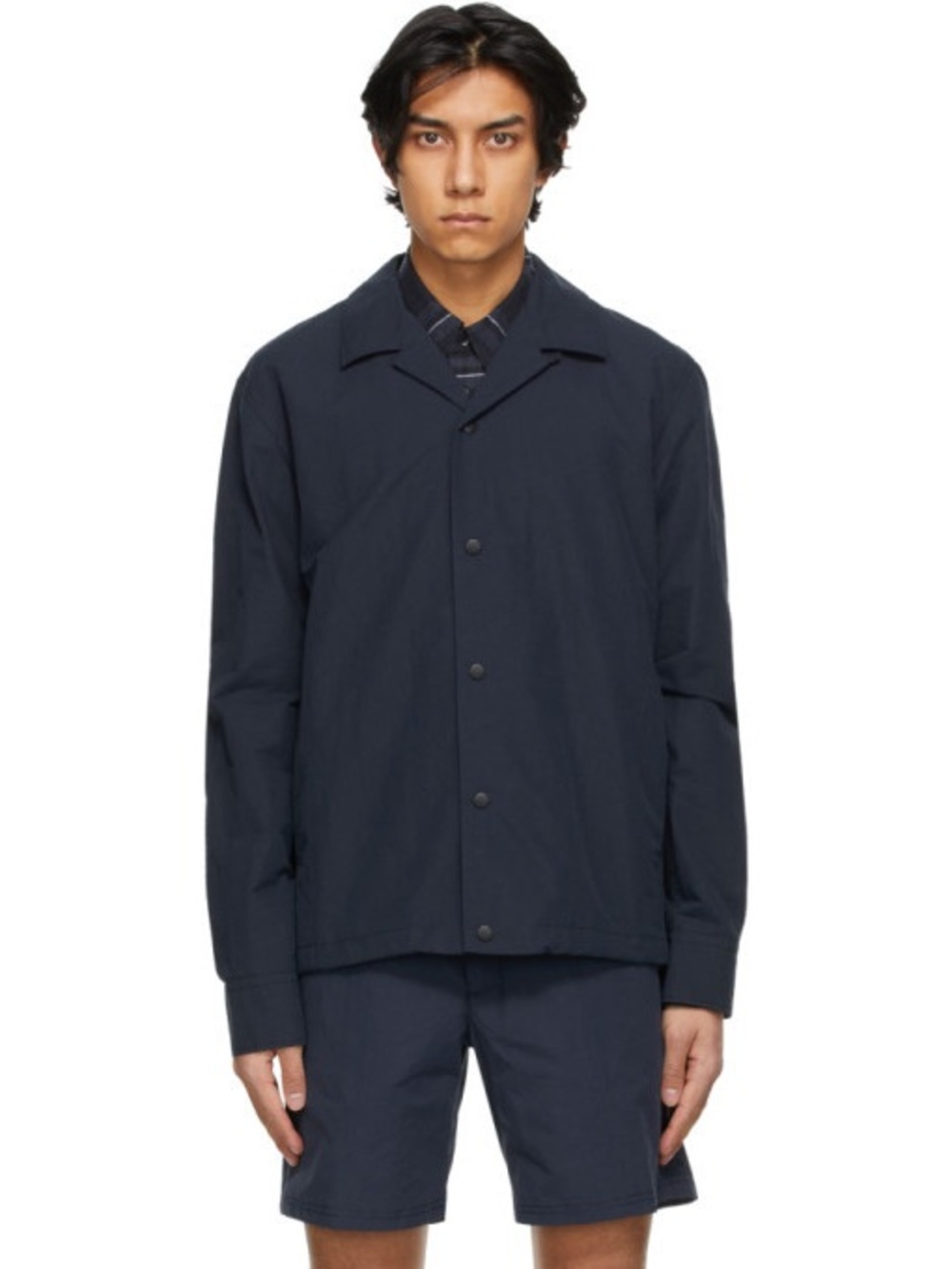 rag and bone Navy Finlay Shirt Jacket